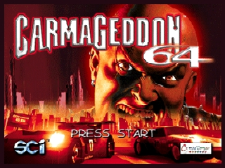 Carmageddon 64 (USA) Title Screen